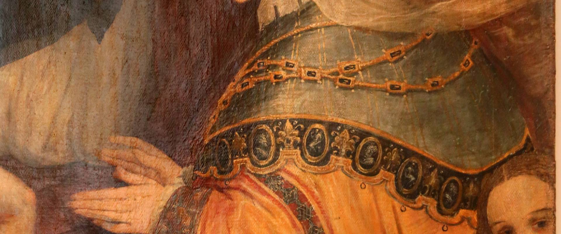 Pier paolo menzocchi, madonna del rosario, 1585 ca., da s. giacomo in s. domenico a forlì 06 foto di Sailko